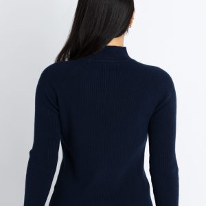 Womens Solid Turtle Neck Sweater