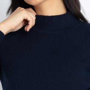 Womens Solid Turtle Neck Sweater
