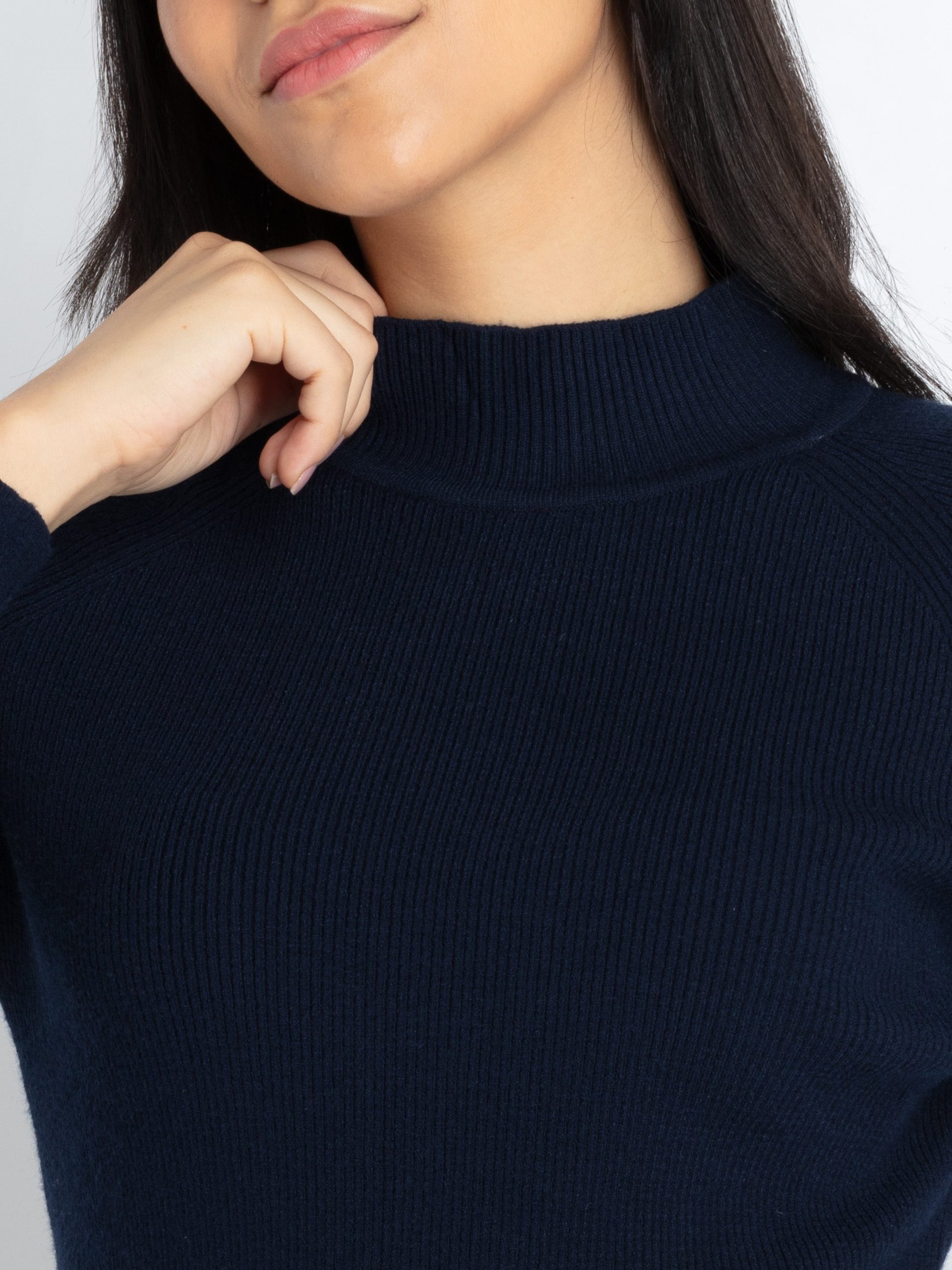 Womens Solid Turtle Neck Sweater