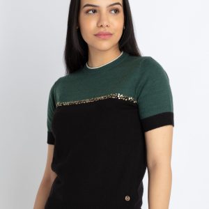 Womens Mix & Match Round Neck Sweater