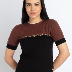 Womens Mix & Match Round Neck Sweater