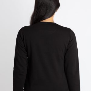 Womens Printed Round Neck Sweatshirt