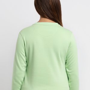 Status Quo Women'S Printed Round Neck Sweatshirt
