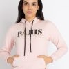Womens Printed Hooded Sweatshirt