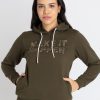 Womens Printed Hooded Sweatshirt