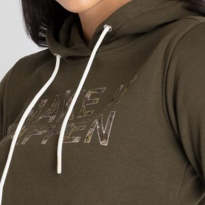 Womens Printed Hooded Sweatshirt