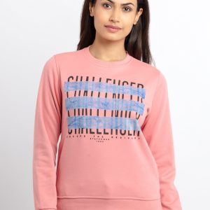 Status Quo Women'S Printed Round Neck Sweatshirt