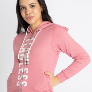 Womens Printed Hooded Sweatshirt