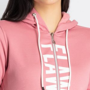 Womens Printed Hooded Sweatshirt