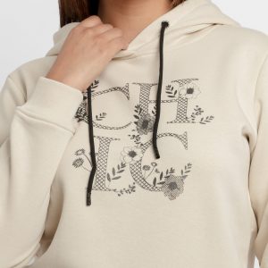 Womens Printed Hooded Sweatshirt