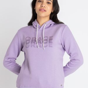 Womens Printed Hooded Sweatshirt