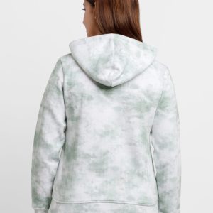 Womens Tye & Dye Hooded Sweatshirt