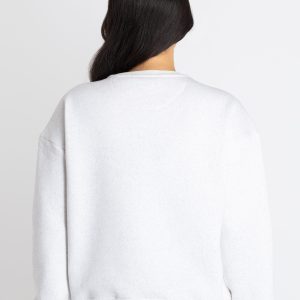 Womens Printed Round Neck Sweatshirt