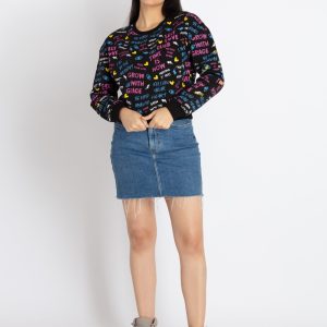Womens All Over Printed Sweatshirt