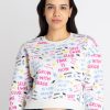 Womens All Over Printed Sweatshirt