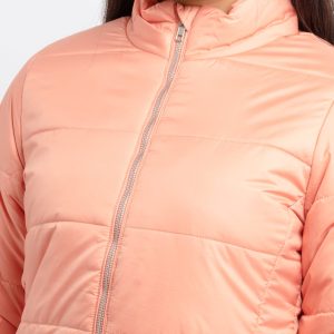 Status Quo Womens Quilted Collar Neck Jacket