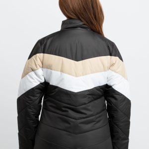 Womens Quilted High Neck Jacket