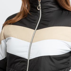 Womens Quilted High Neck Jacket