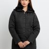Status Quo Womens Quilted Hooded Jacket