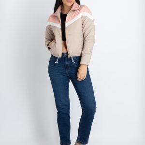 Womens Mix & Match High Neck Jacket