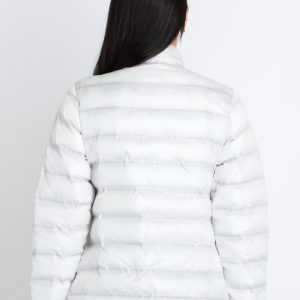 Status Quo Womens Quilted High Neck Puffer Jacket