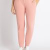 Womens Popcorn Textured Joggers