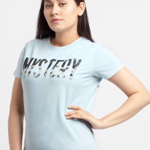 Status Quo Women Printed Round Neck T-Shirt