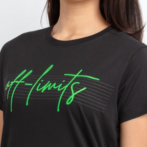 Status Quo Women'S Printed Round Neck T-Shirt