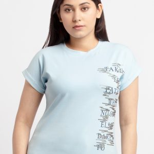 Status Quo Women Printed Round Neck T-Shirt
