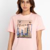Status Quo Womens Printed Round Neck T-Shirt