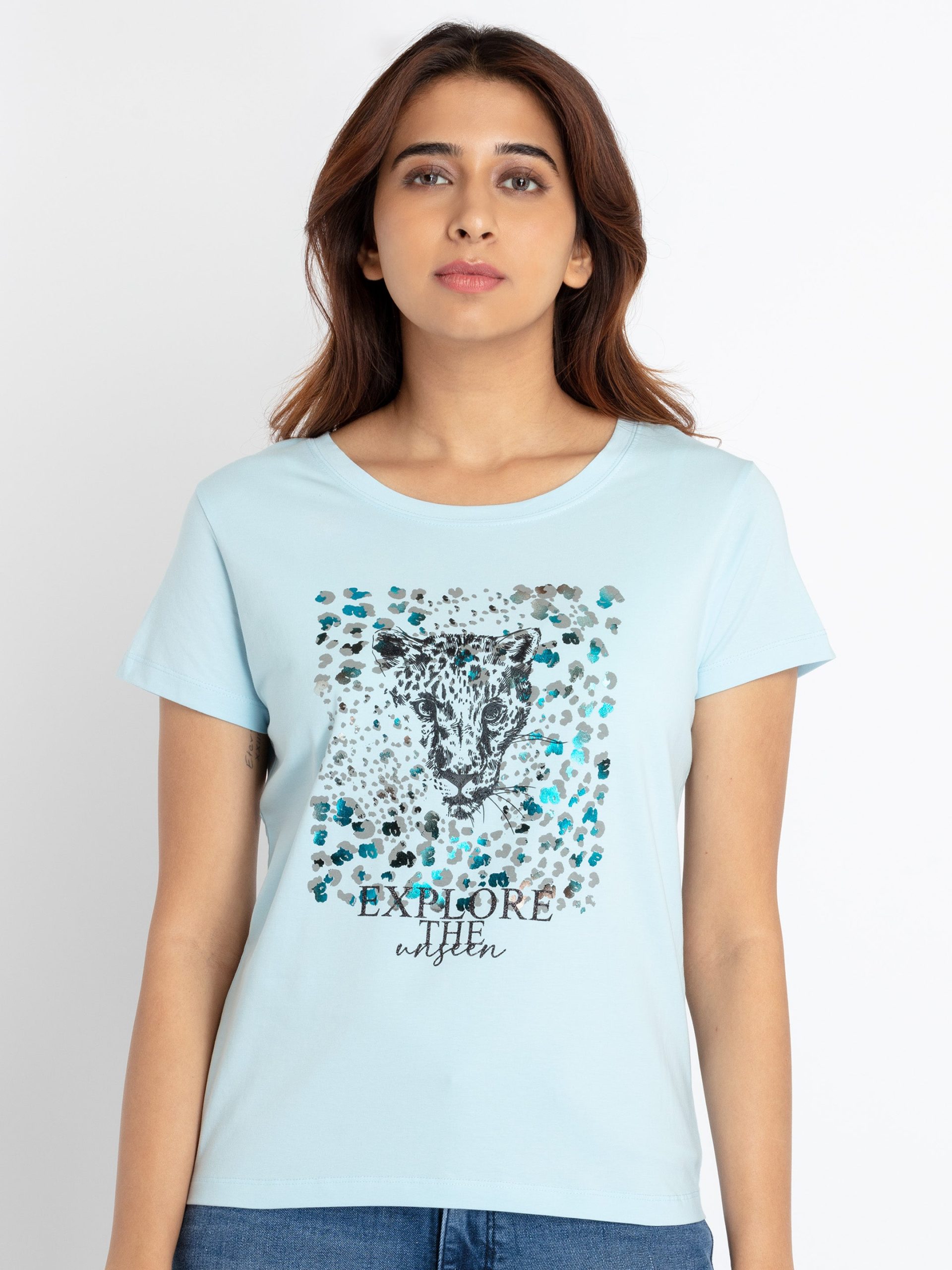 Status Quo Womens Printed Round Neck T-Shirt