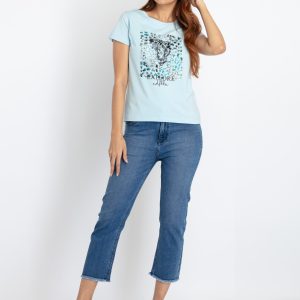 Status Quo Womens Printed Round Neck T-Shirt