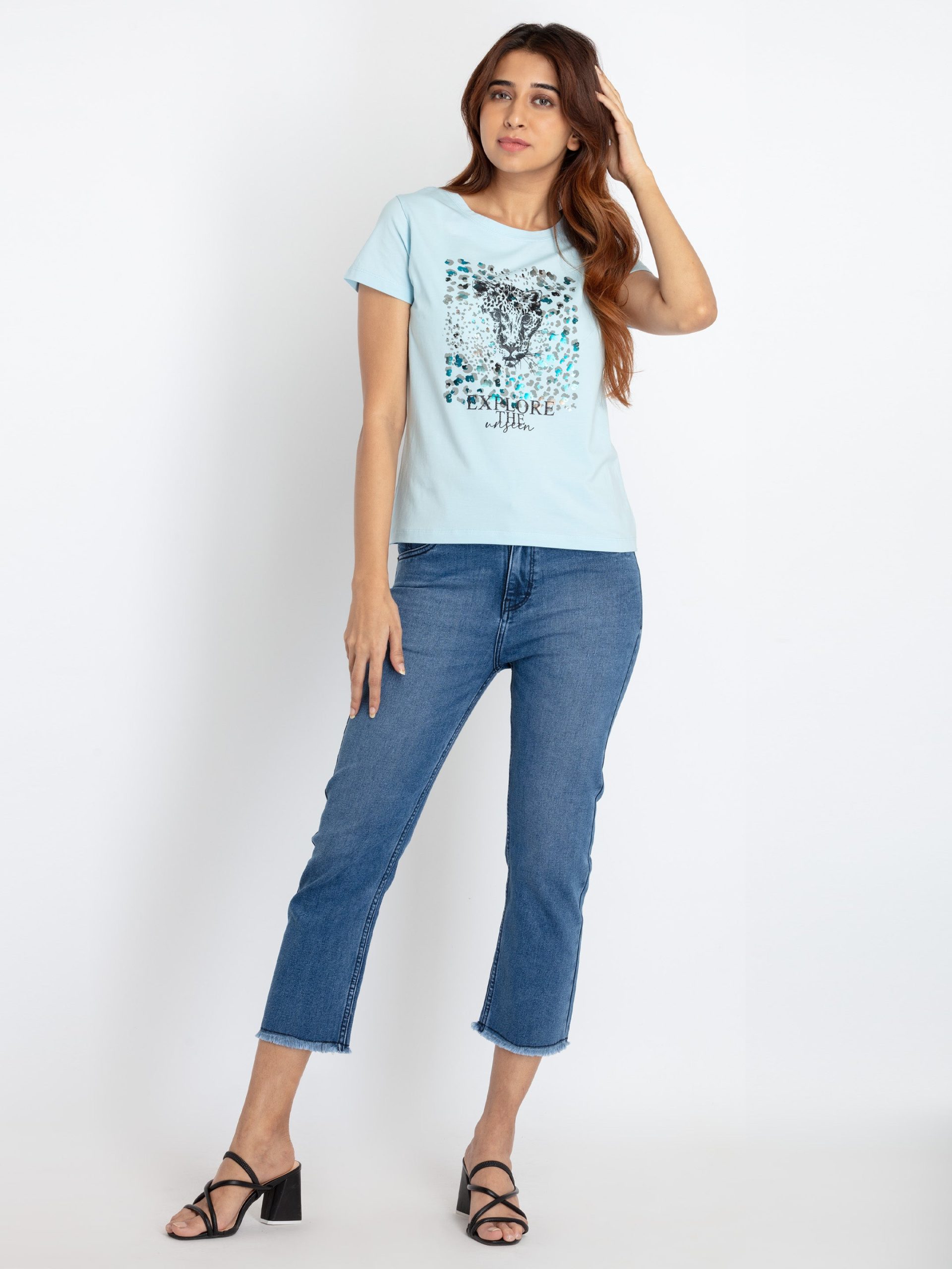 Status Quo Womens Printed Round Neck T-Shirt