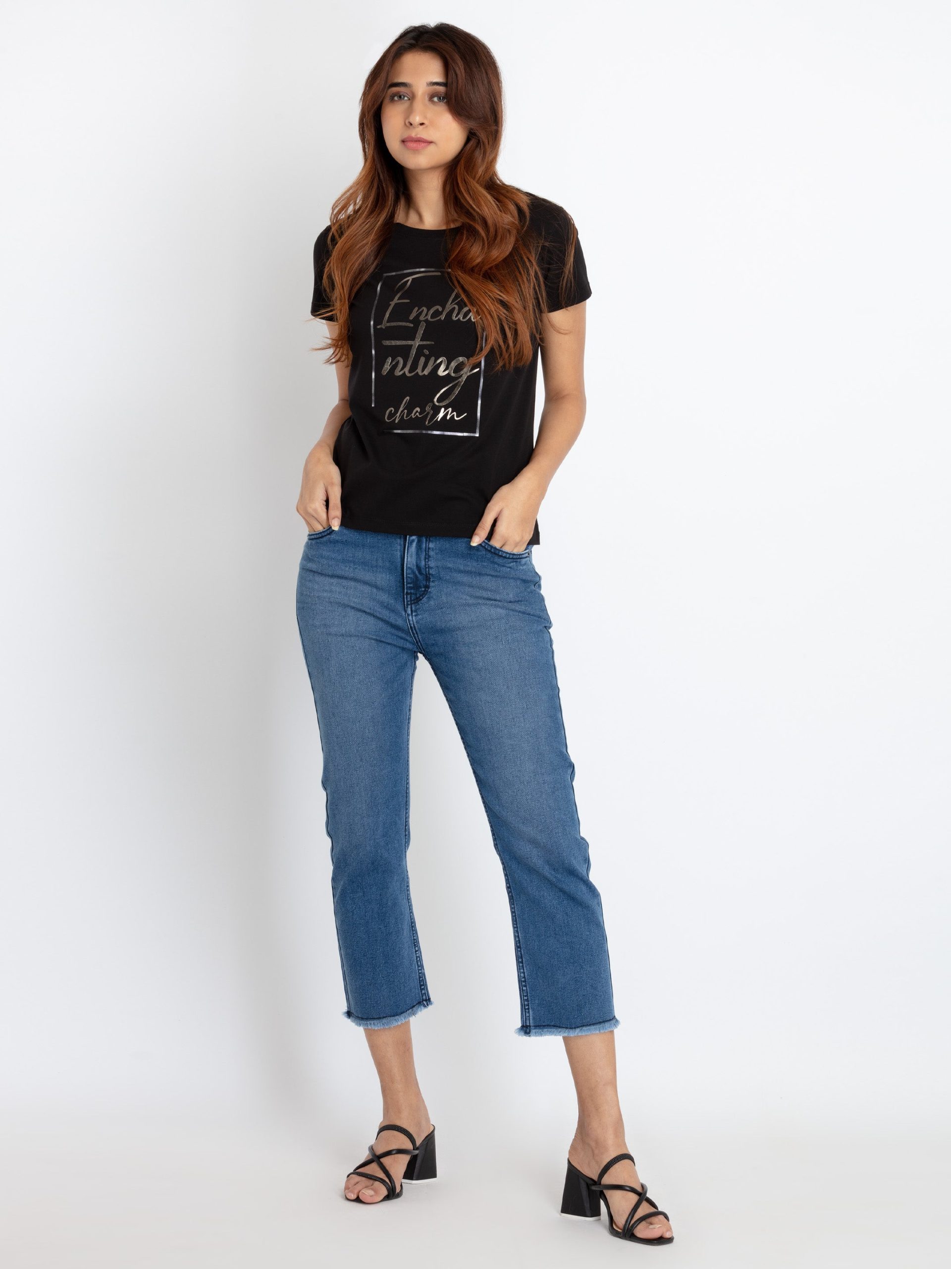 Status Quo Womens Printed Round Neck T-Shirt