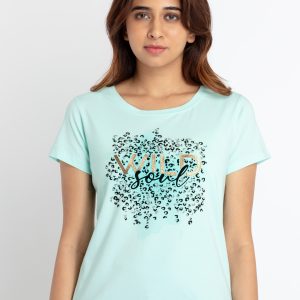 Status Quo Womens Printed Round Neck T-Shirt
