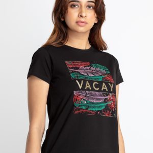 Status Quo Womens Printed Round Neck T-Shirt