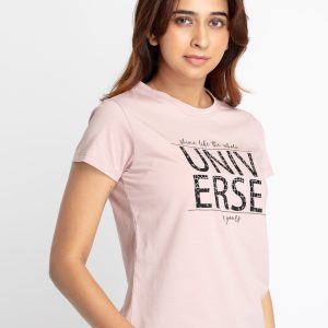 Status Quo Womens Printed Round Neck T-Shirt