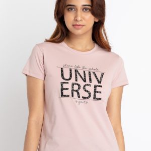Status Quo Womens Printed Round Neck T-Shirt