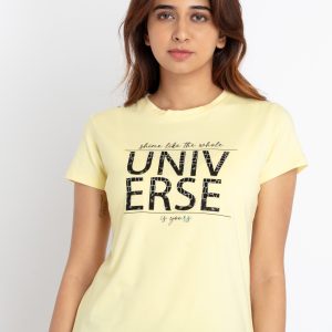 Status Quo Womens Printed Round Neck T-Shirt