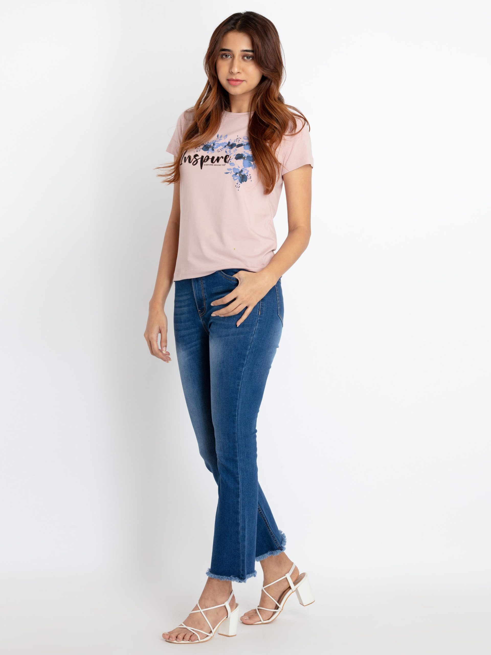 Status Quo Womens Printed Round Neck T-Shirt