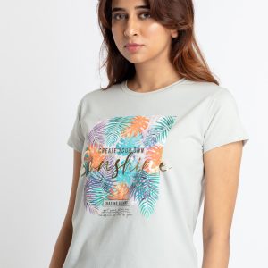 Status Quo Womens Printed Round Neck T-Shirt