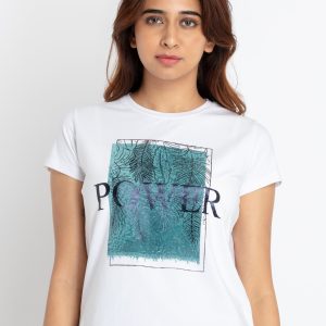 Status Quo Womens Printed Round Neck T-Shirt