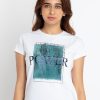 Status Quo Womens Printed Round Neck T-Shirt