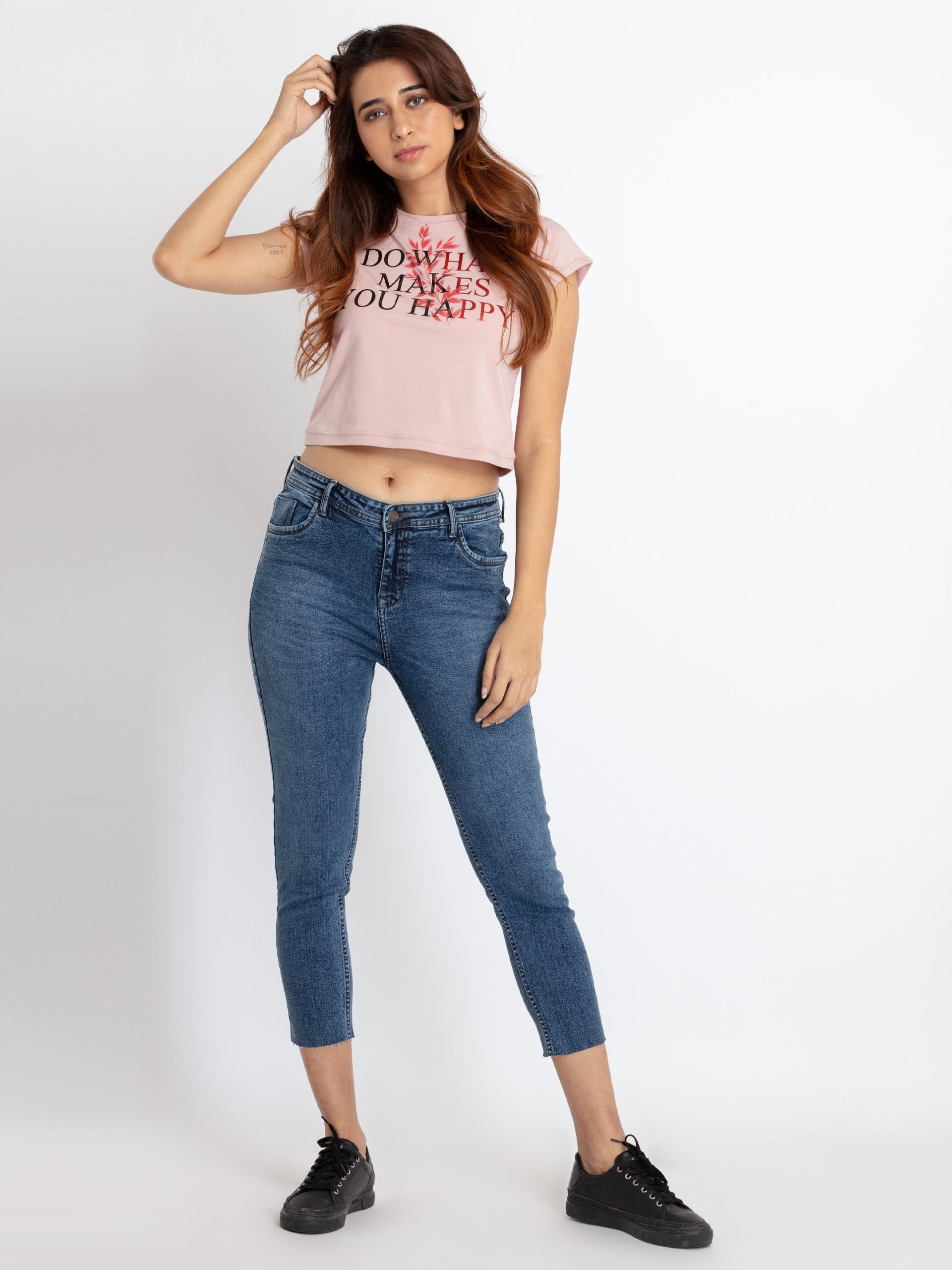 Status Quo Womens Printed Round Neck T-Shirt