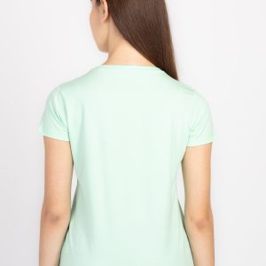 Womens Printed Round Neck T-Shirt