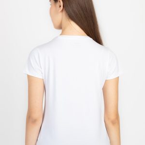 Womens Printed Round Neck T-Shirt
