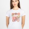 Womens Printed Round Neck T-Shirt