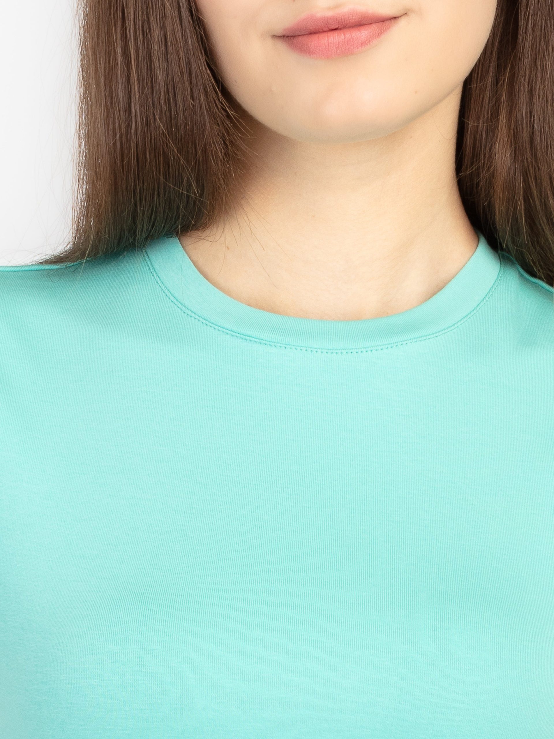 Status Quo Womens Crop Round Neck T-Shirt