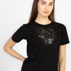 Status Quo Womens Printed Round Neck T-Shirt