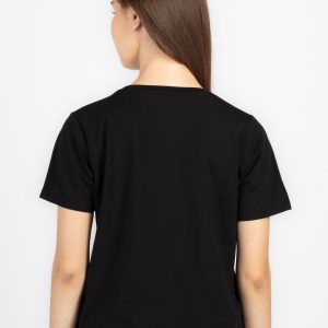 Womens Printed Round Neck T-Shirt